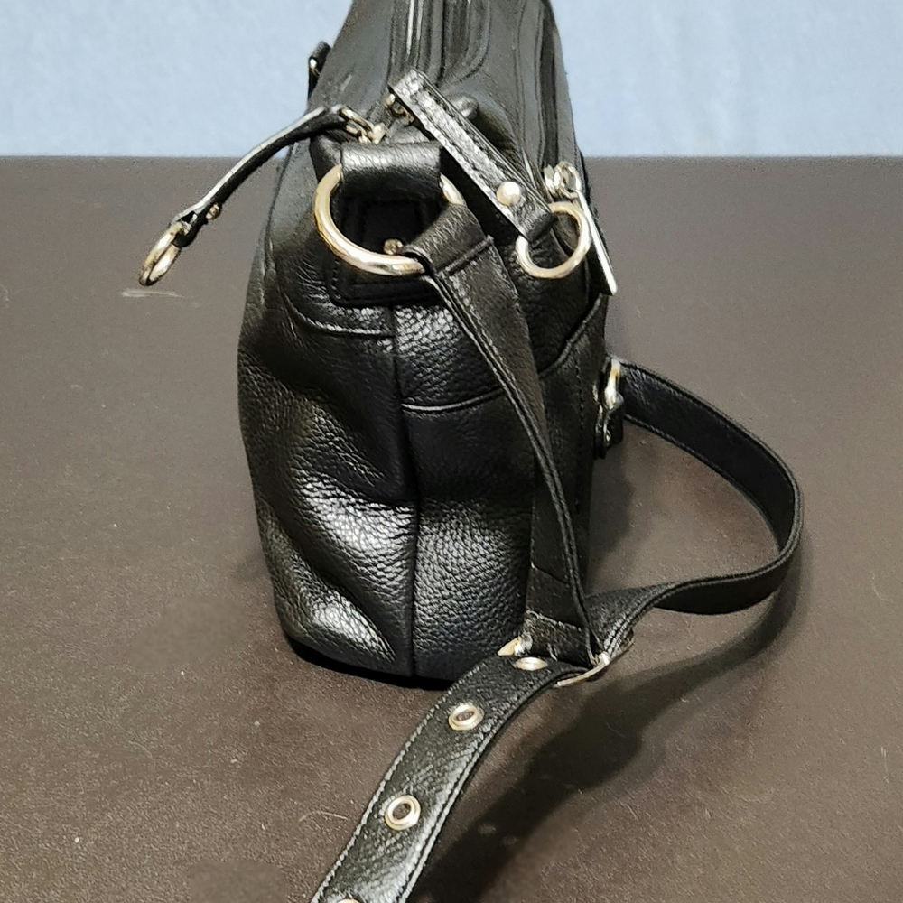Stone & Co black genuine leather shoulder bag - Picture 3 of 10